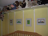 baby room with pictures
