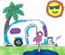 thumbnail of Airstream trailer with flamingo