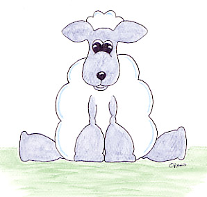 thumbnail of Sheep sitting