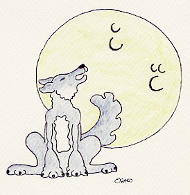 thumbnail of Gray Wolf Howling